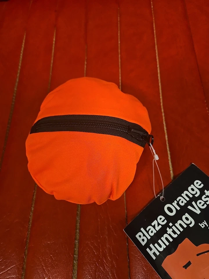 Chaleco de caza Frogg Togg Blaze naranja todos los tamaños se pliega en bolsa Foto 4 de 4