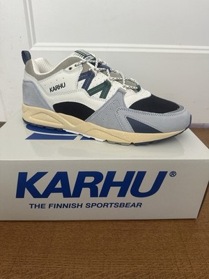 Karhu Fusion 2.0 Sneaker, Men's Size 11.5, Plain Air/Blue Navy NEW MSRP $160