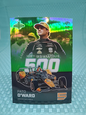 #ad 49 2024 Parkside Indycar Indy 500 Pacific Green Refractor Pato O#x27;Ward #2 $34.99