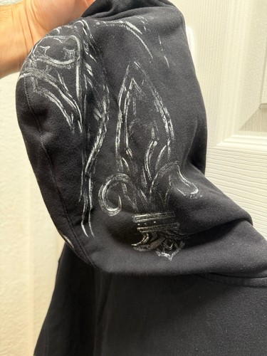 MMA Elite Black Zip-Up Hoodie XXL - Picture 7 of 8