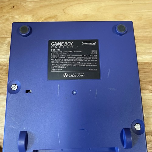 Indigo Game Boy Player Nintendo Gamecube Dol-017 Adapter Only TESTED NO DISC - Picture 2 of 7