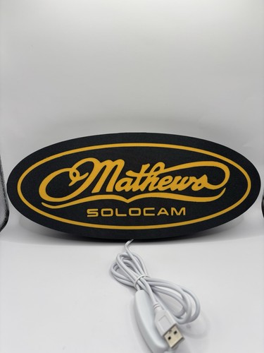 Mathews Solocam - Light Up LED Sign With USB Plug -Archery Bow Hunting Deer NEW - Picture 2 of 9