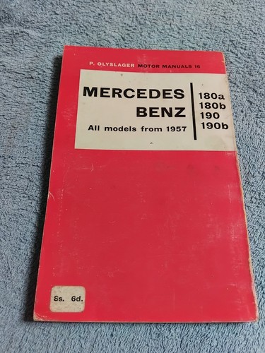 Mercedes W120 W121 180a 180b 190 190b 1957 on Olyslager Owners Workshop Manual - Picture 2 of 23