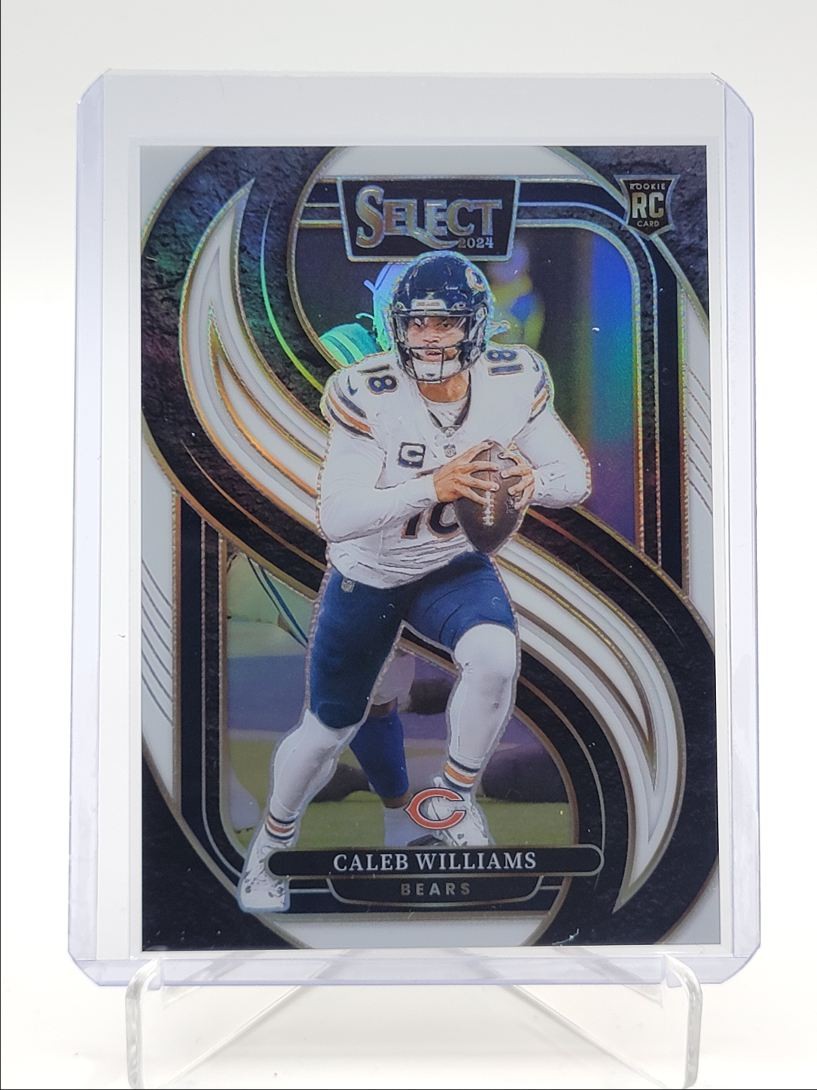 CALEB WILLIAMS 2024 SELECT PREMIER LEVEL ROOKIE WHITE PRIZM RC /35 Q4602