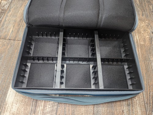Case Logic Blue Cassette Carrying Case Tape Storage Holder 80s Rock tape Holder - Picture 4 of 8