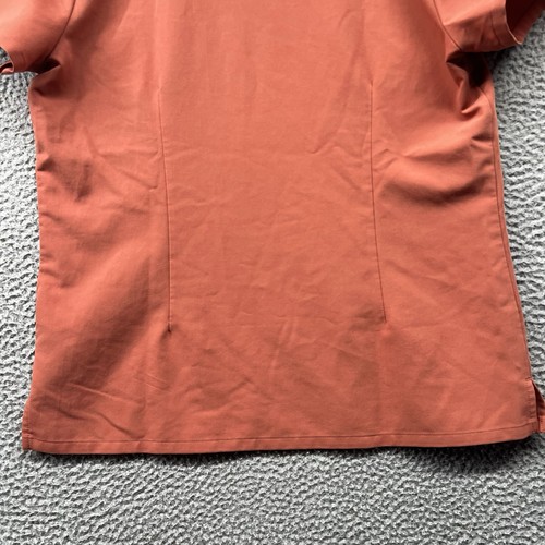 Figs Scrub Top Womens Large Orange Shirt Casma Pocket Technical Collection Nurse - Picture 10 of 11