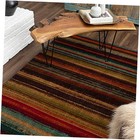  New Wave Boho Stripe Area Rug, Multi 5'x8'