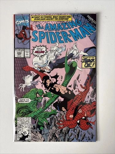 MARVEL AMAZING SPIDERMAN #342 BLACK CAT 1990 NM