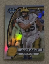 2024 Bowman U Chrome MASON GRAHAM 1st Bowman RC Refractor #127 Michigan 