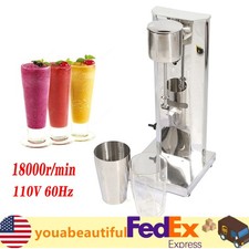Commercial Electric Milk Shaker Blender Mixer Frothers Machine Stainless Steel