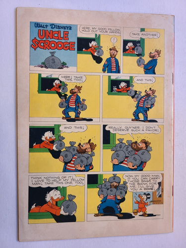 WALT DISNEY'S UNCLE SCROOGE # 4 (FIRST ISSUE) DELL 1954 - Picture 2 of 5