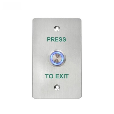 Waterproof Outdoor ACS Control Switch with Push to Exit Function Silver