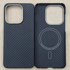 Fr OPPO Find X9/X9 Pro Aramid Genuine Carbon Fiber Back Cover Slim Magnetic Case