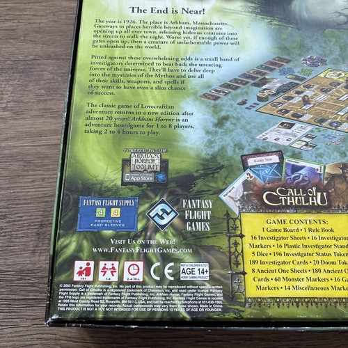 Arkham Horror The Board Game 2nd Edition Complete - Picture 14 of 24