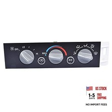 599-007 AC Heater Control Panel 599-007 Without Rear Window Defogger Switch