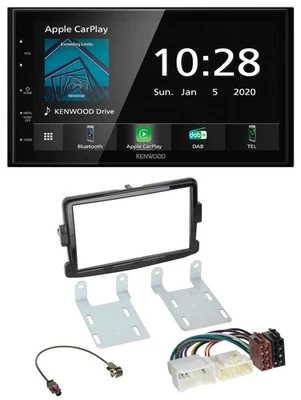 Kenwood Bluetooth MP3 DAB USB 2DIN Autoradio für Dacia Sandero Renault Traffic O - Bild 1 von 4