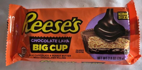 Reese's Chocolate Lava Peanut Butter Big Cup King Size 2 Pack 2.8oz Limited
