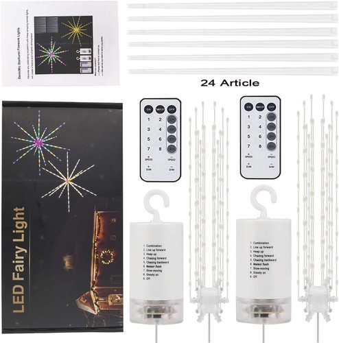 Waterproof Starburst String Lights with Remote, 8 Modes - Picture 6 of 11