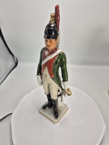 Dragon Napoléonien 1804-1815 Porcelaine Saxe Eille Paris Figurine Militaria* - Imagen 4 de 11