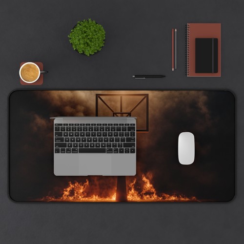 Basketball-Themed Desk Mat, Sports Decor, Mouse Pad, Card Break Mat Ships Free! - Imagen 5 de 13