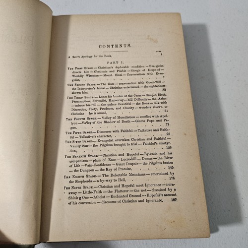 Antique 1800's "Bunyan's The Pilgrims Progress" Alta Edition John Bunyan - Bild 9 von 16