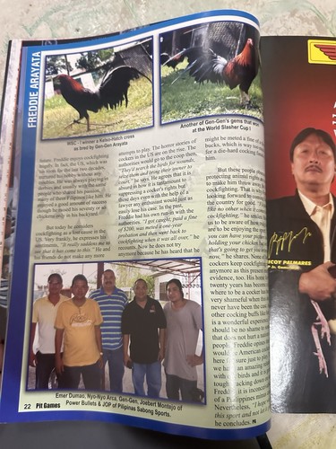 Pit Games Magazine Gamefowl Breeders No. 19 2007 Philippines - Imagen 7 de 10