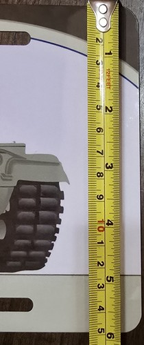 License Plate U.S. Army Main Battle Tank I'd Rather Be Driving My Patton M-60 - Zdjęcie 7 z 7