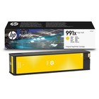Oryginalny wkład z żółtym atramentem HP 991X o dużej pojemności (M0J98AE)
