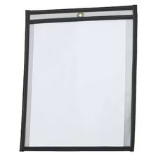 Shop Ticket Holder, Vinyl, 9 In W, Pk25,  1Prn9