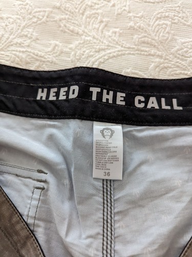 Howler Brothers Bruja Board Shorts Men’s Size 36 Gray Swim Beach - Picture 7 of 10