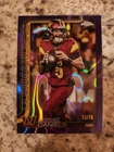 2025 topps chrome jayden daniels purple wave refractor /75 mint