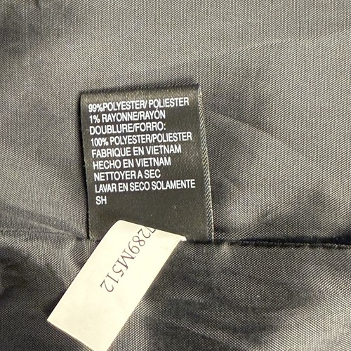 Tahari Arthur S. Levine 12 Black Wide Pinstripes Pockets Tailored Business - Picture 16 of 17