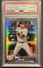 2017 Bowman Chrome RC Refractor /499 Aaron Judge #56 Batting PSA 10 GEM MINT