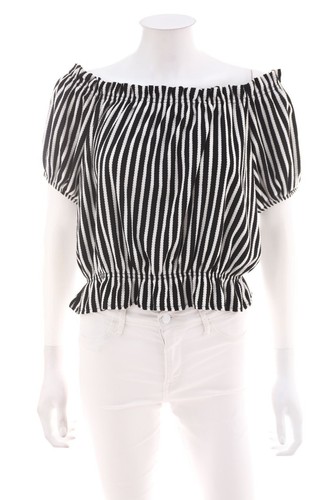H&M Carmen-Bluse L Weiß #3188