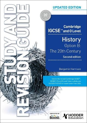 Cambridge IGCSE and O Level History Study and Revision Guide,... - 9781398375062 - Picture 1 of 1