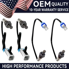 OEM 4X Up + Downstream O2 Oxygen Sensor For Chevrolet Silverado GMC Sierra 1500