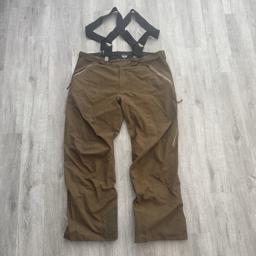 ArcTeryx Ventii 2 Size XXL Olive Green Goretex Recco Snow Ski Pants W/Suspenders
