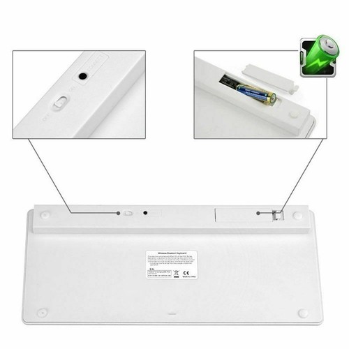 Ultra-Slim Wireless Keyboard Portable BT Keyboard Suitable For Tablet, Laptop - Picture 4 of 6