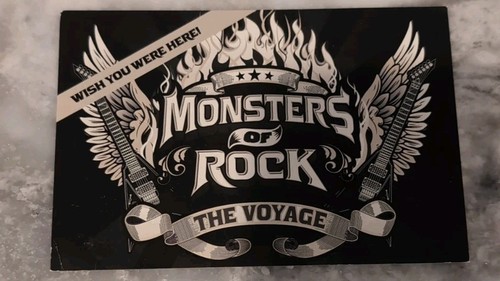 Monsters Of Rock MORC The voyage Wish You Were Here February 2012 Post Card - Picture 1 of 5