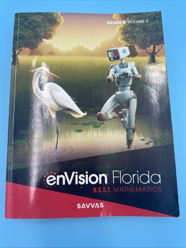 Grade 5 Envision Florida B.E.S.T. Mathematics Student Edition Volume 2 2023 BEST - Picture 1 of 3