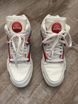 Reebok The Pump Hexalite Sneakers Red White Blue Men s Size 9 No Box