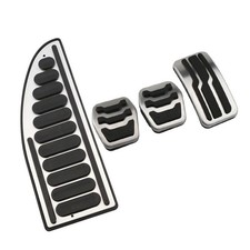 Pedale Pedalkappen aus Edelstahl Schaltgetriebe Geeignet Für Ford Kuga Focus 2 3