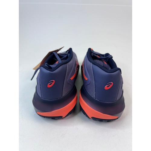 Zapatillas Tenis ASICS GEL Resolution X Gris Púrpura/Naranja Nova Para Hombre 6.5 - Imagen 6 de 9