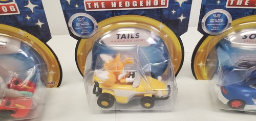 30 Aniversario Sonic The Hedgehog Diecast Coche de Carreras Juego Completo de 3 Nuevo - Imagen 3 de 5