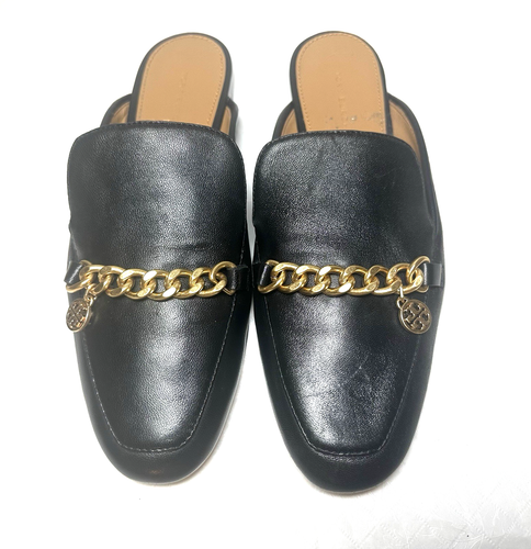 Tory Burch Mini Benton Loafer Pantolette mit Anhänger, schwarz Größe 8M - Bild 2 von 22