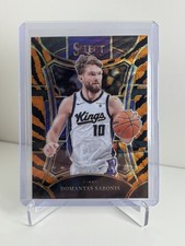 2023-24 Panini Select Domantas Sabonis No.376 Tiger Stripes Prizm Short Print