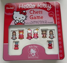 VINTAGE HELLO KITTY CHESS GAME DELUXE COLLECT...