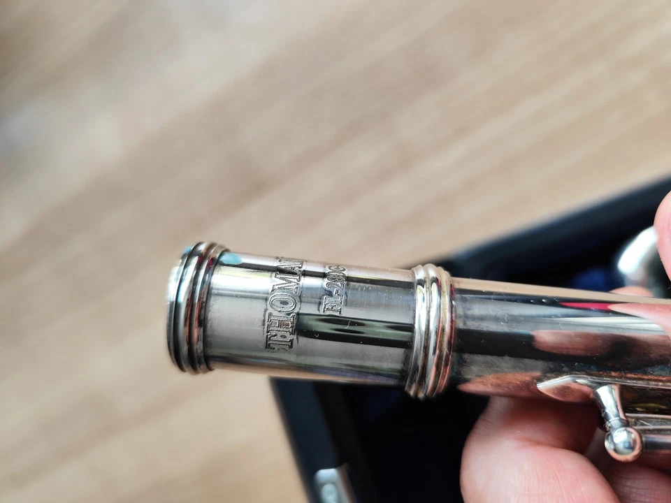 THOMANN "FL-200C Querflöte Metall versilbert mit original Etui. - Bild 2 von 4