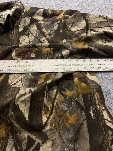 10X Camo Shirt Men's 2XL Premium Hunting Outdoor Heavyweight Flannel. Button Up - Picture 4 of 12