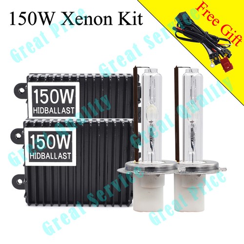 XENON HEADLIGHT 100W/150W H1 H4 H7 H11 H8 9005/6 HB3/4 HID BULBS CONVERSION KIT - Picture 14 of 14